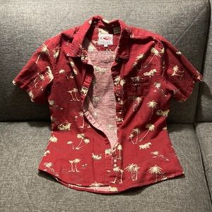 Button Up Vacation Dad Shirt